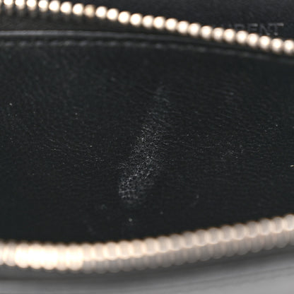 Saint Laurent Smooth Calfskin Classic Monogram Kate Tassel Chain Wallet Black 12 of 12