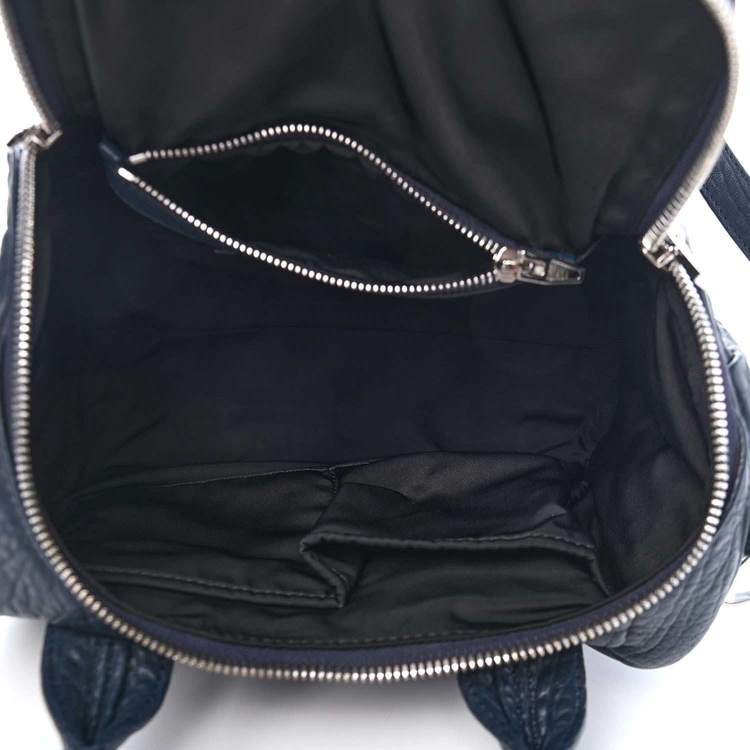 Alexander Wang Pebbled Lambskin Rockie Neptune Rhodium Hardware 9 of 17