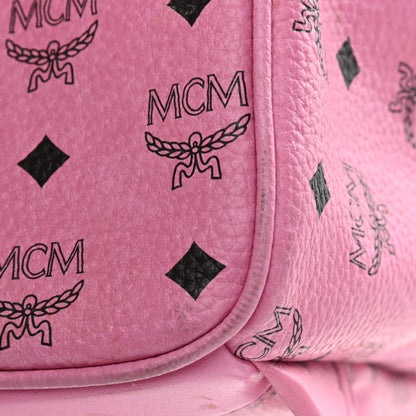 MCM Visetos Medium Sprinkle Stud Stark Backpack Pink 12 of 14