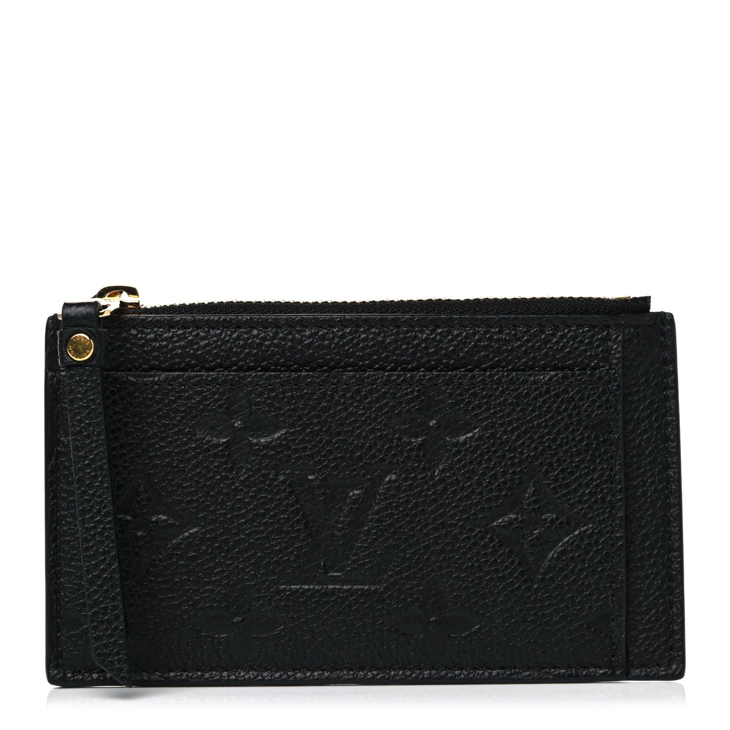 Louis Vuitton Empreinte Zipper Card Holder Black 1 of 6