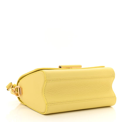 Louis Vuitton Taurillon Smooth Calfskin Scrunchie Twist One Handle PM Yellow 5 of 10