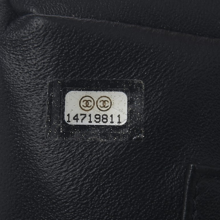 Caviar Quilted Medallion Tote Black