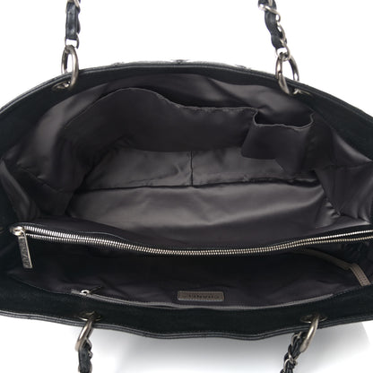 Chanel Caviar Quilted XXL Grand Shopping Tote GST Black 4 of 10