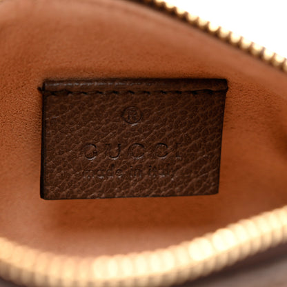 Gucci GG Supreme Monogram Web Ophidia Barrel Coin Purse Beige New Acero 5 of 6