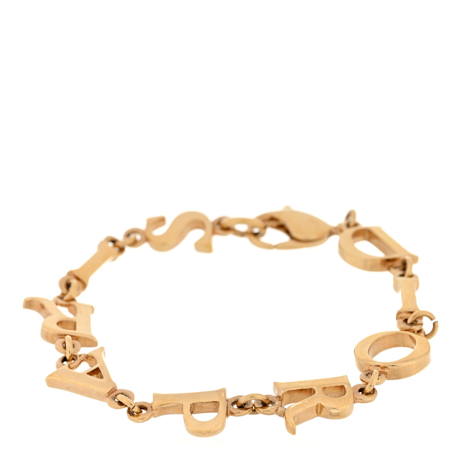 Christian Dior Logo Paris Bracelet Gold 1 of 3