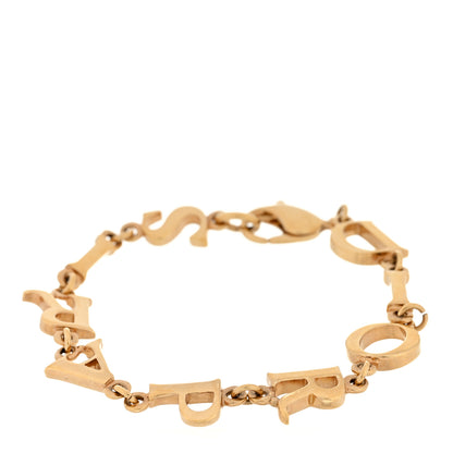 Christian Dior Logo Paris Bracelet Gold 1 of 3