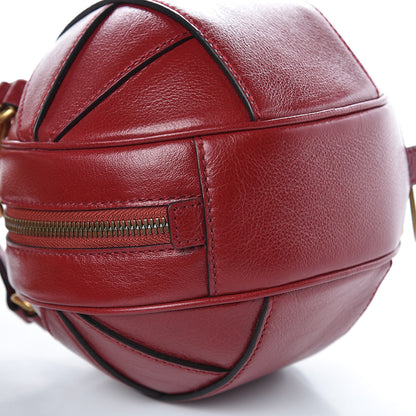 Gucci Piuma Lux Energy Mini Tifosa Basketball Shaped Shoulder Bag Romantic Cerise 9 of 9