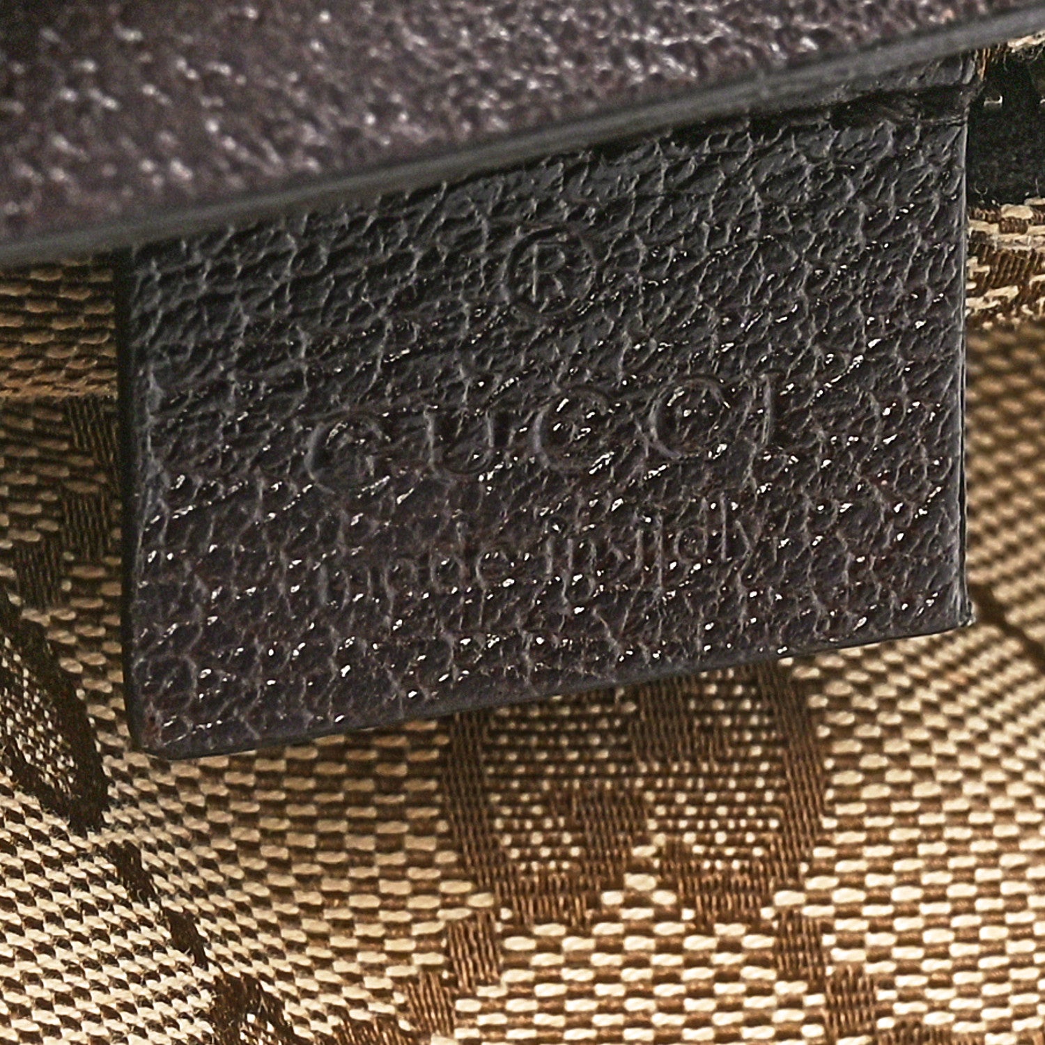 Gucci GG Monogram Double Pocket Belt Bag Dark Brown 6 of 10