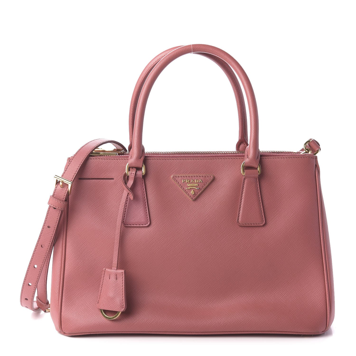 Prada Saffiano Small Galleria Double Zip Tote Tamaris 1 of 10