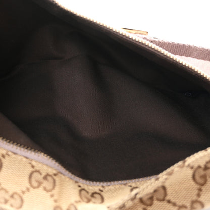 Gucci GG Monogram Web Double Pocket Belt Bag Purple 4 of 10