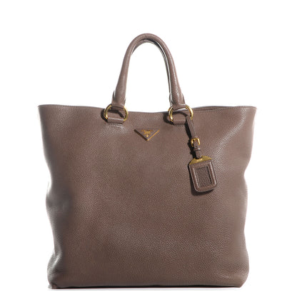 Prada Vitello Daino Shopping Tote Bambu 1 of 11