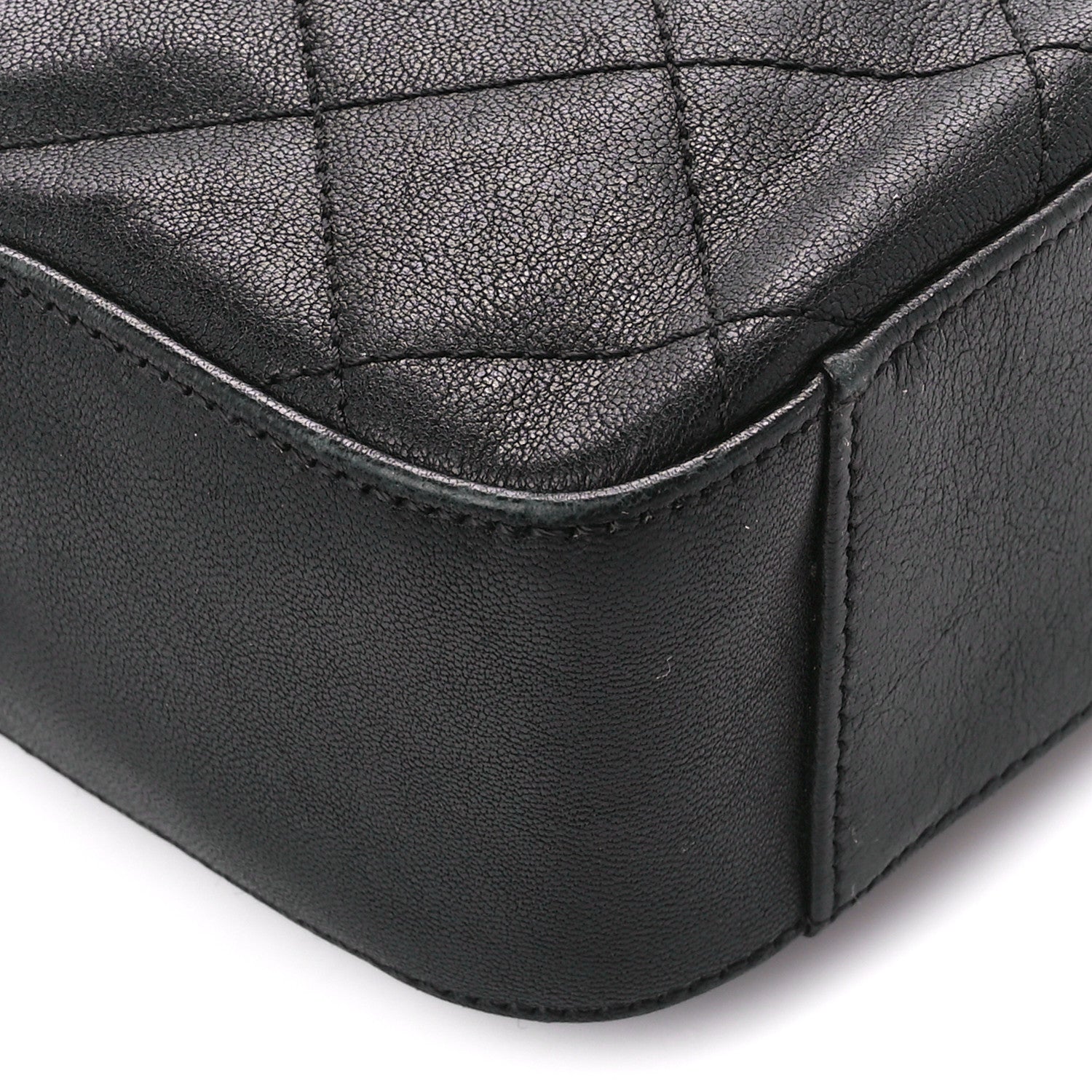 Chanel Goatskin Quilted Chanel 19 Camera Case Black 9 of 10
