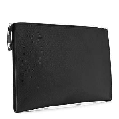 Louis Vuitton Taiga Pochette 24 Heures Black 3 of 9