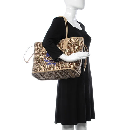 MCM Visetos Medium Liz Reversible Shopper Tote Beige 2 of 12