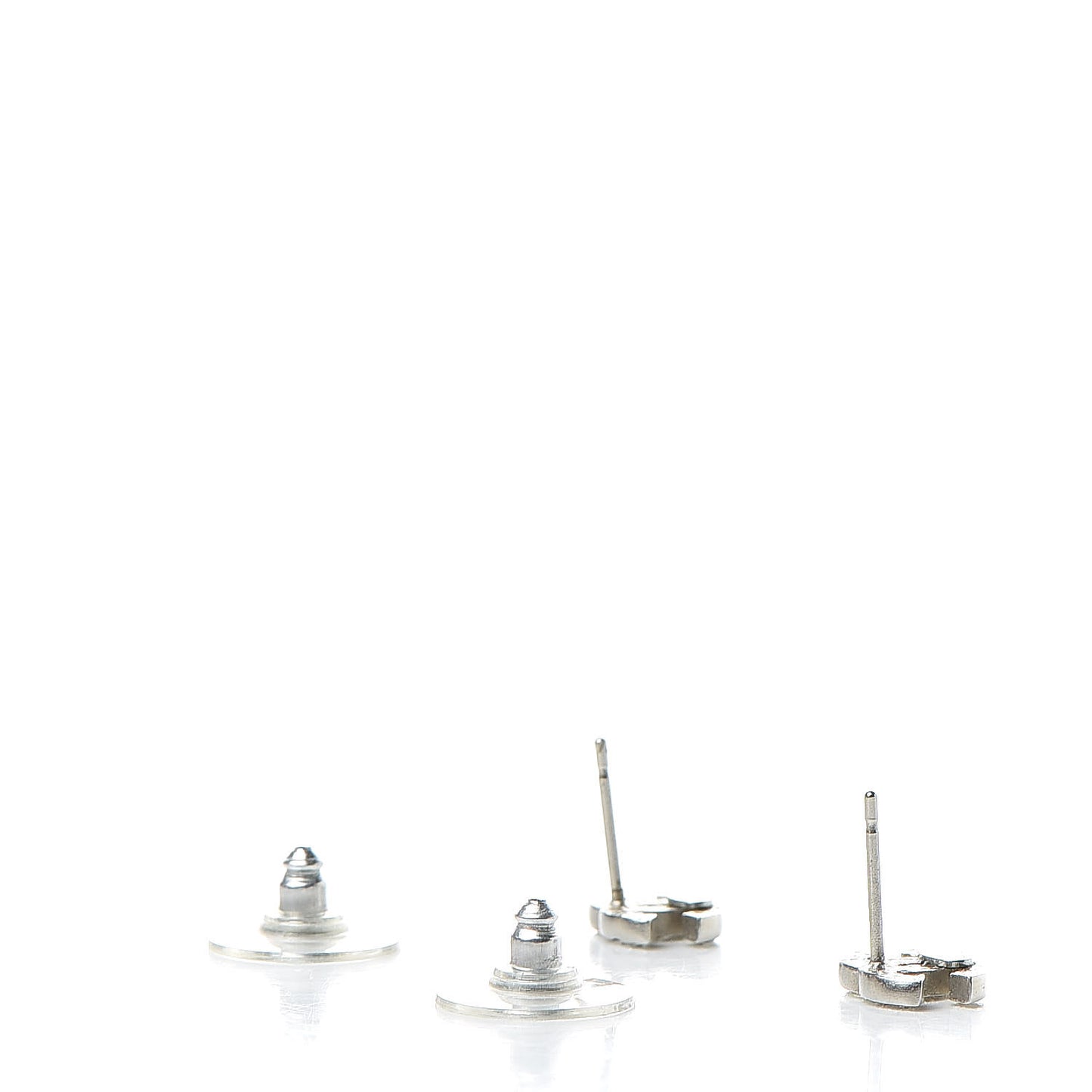 Crystal Mini Timeless CC Earrings Silver