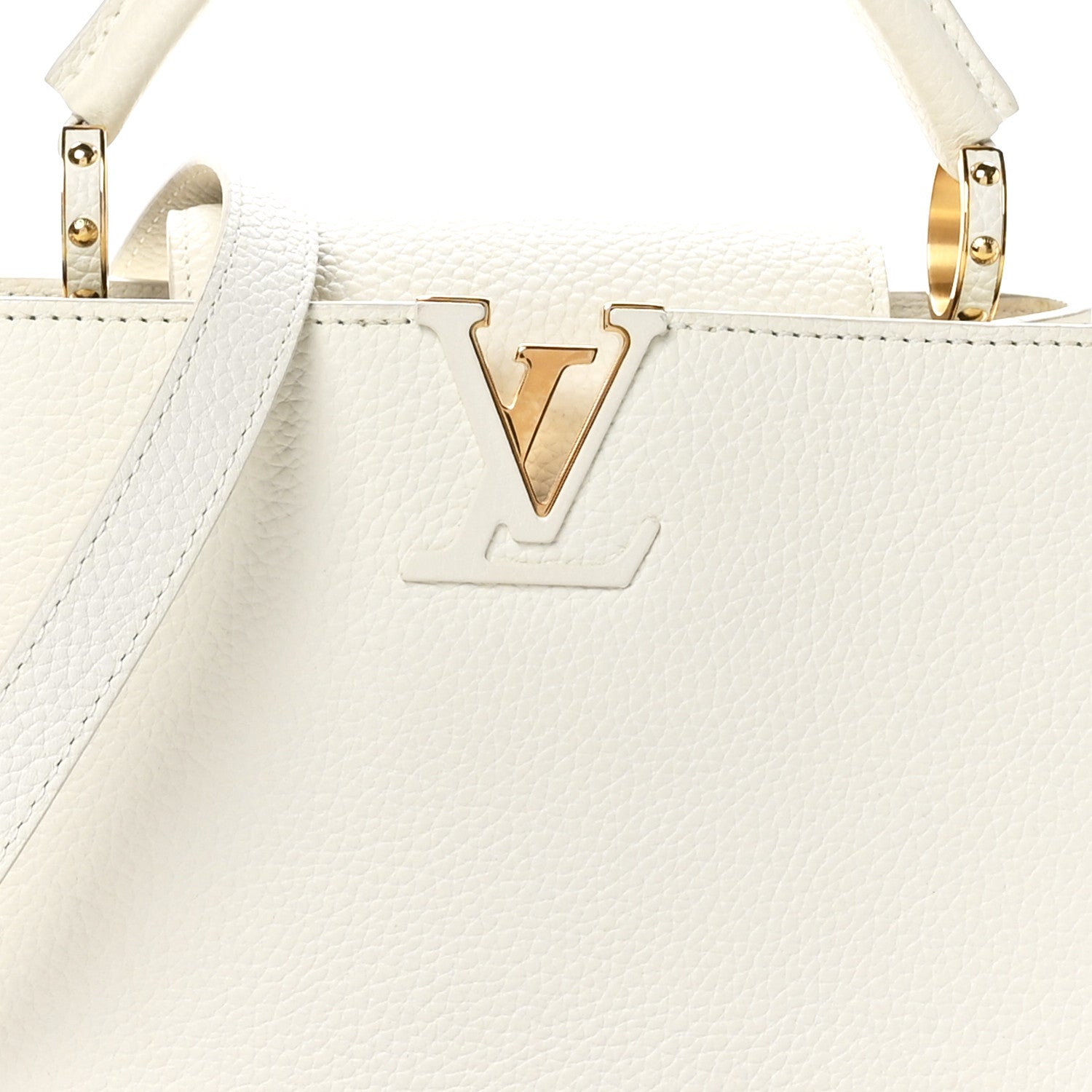Louis Vuitton X UF Taurillon Artycapucines BB White 8 of 10