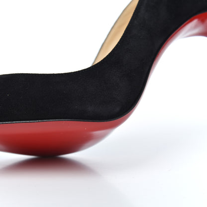 Christian Louboutin Veau Velours Pigalle Follies 100 Pumps 35.5 Black 8 of 20