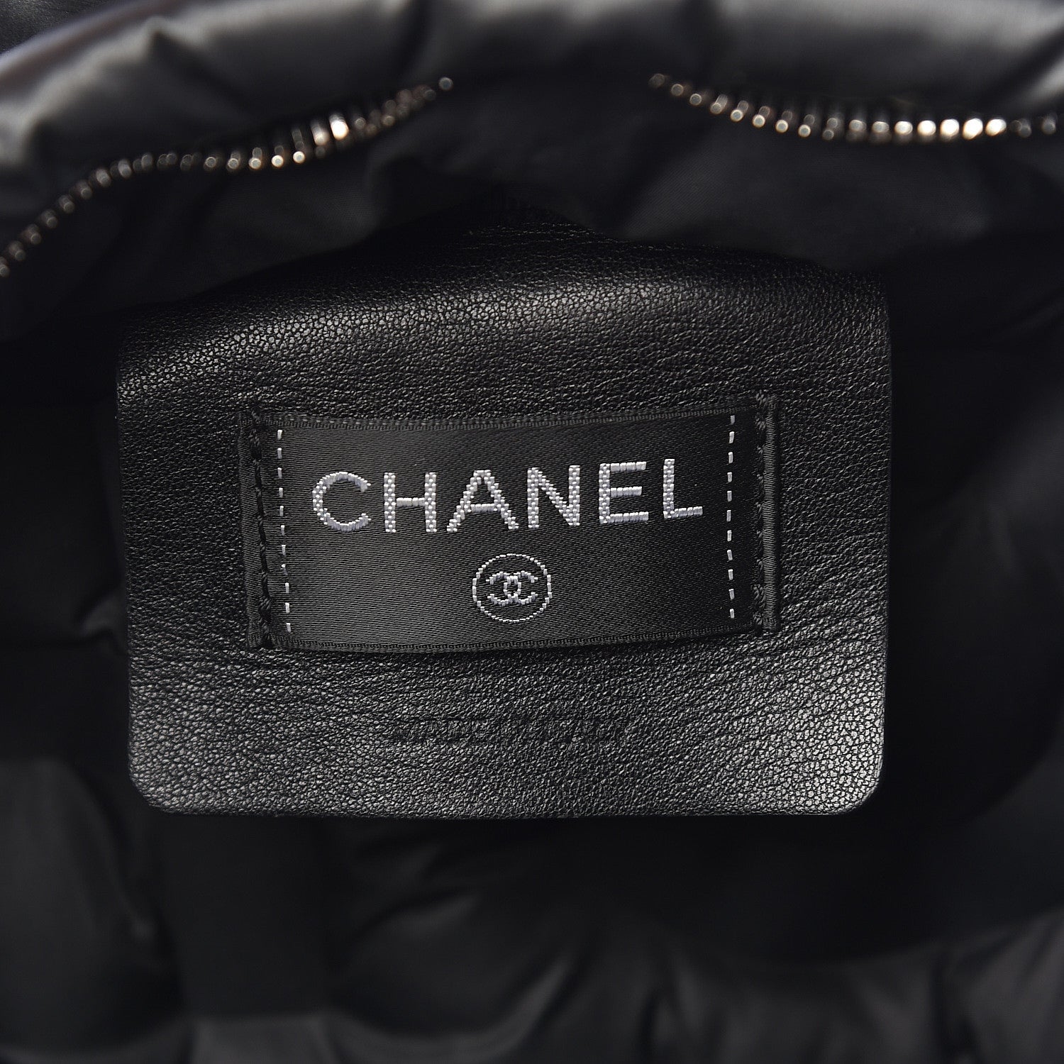 Chanel Nylon Embossed Small Doudoune Backpack Grey 9 of 11
