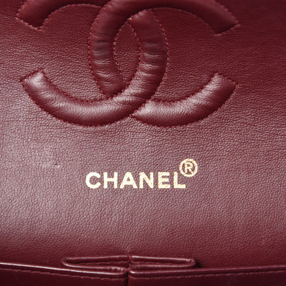 Chanel Lambskin Quilted Medium Double Flap Black 11 of 14