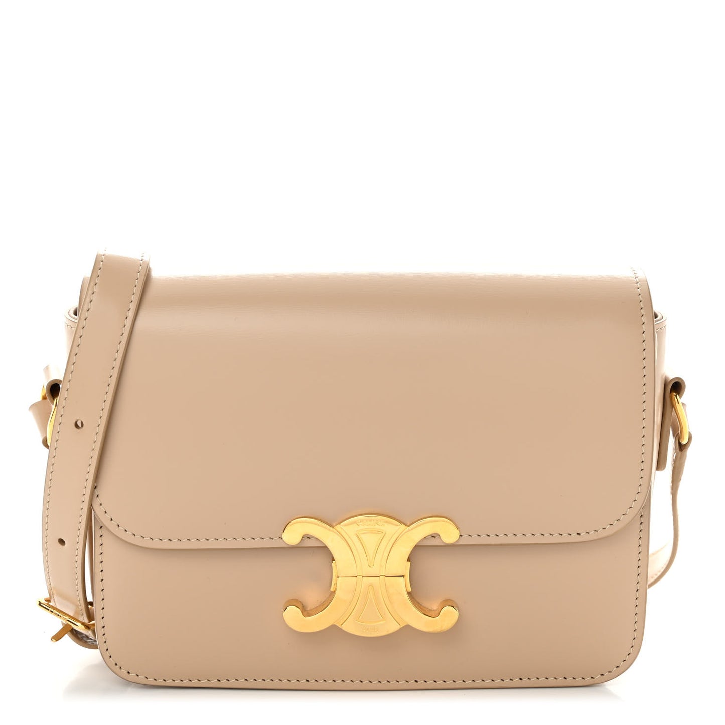 Shiny Calfskin Teen Triomphe Nude