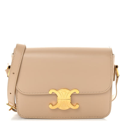 Celine Shiny Calfskin Teen Triomphe Nude 1 of 9