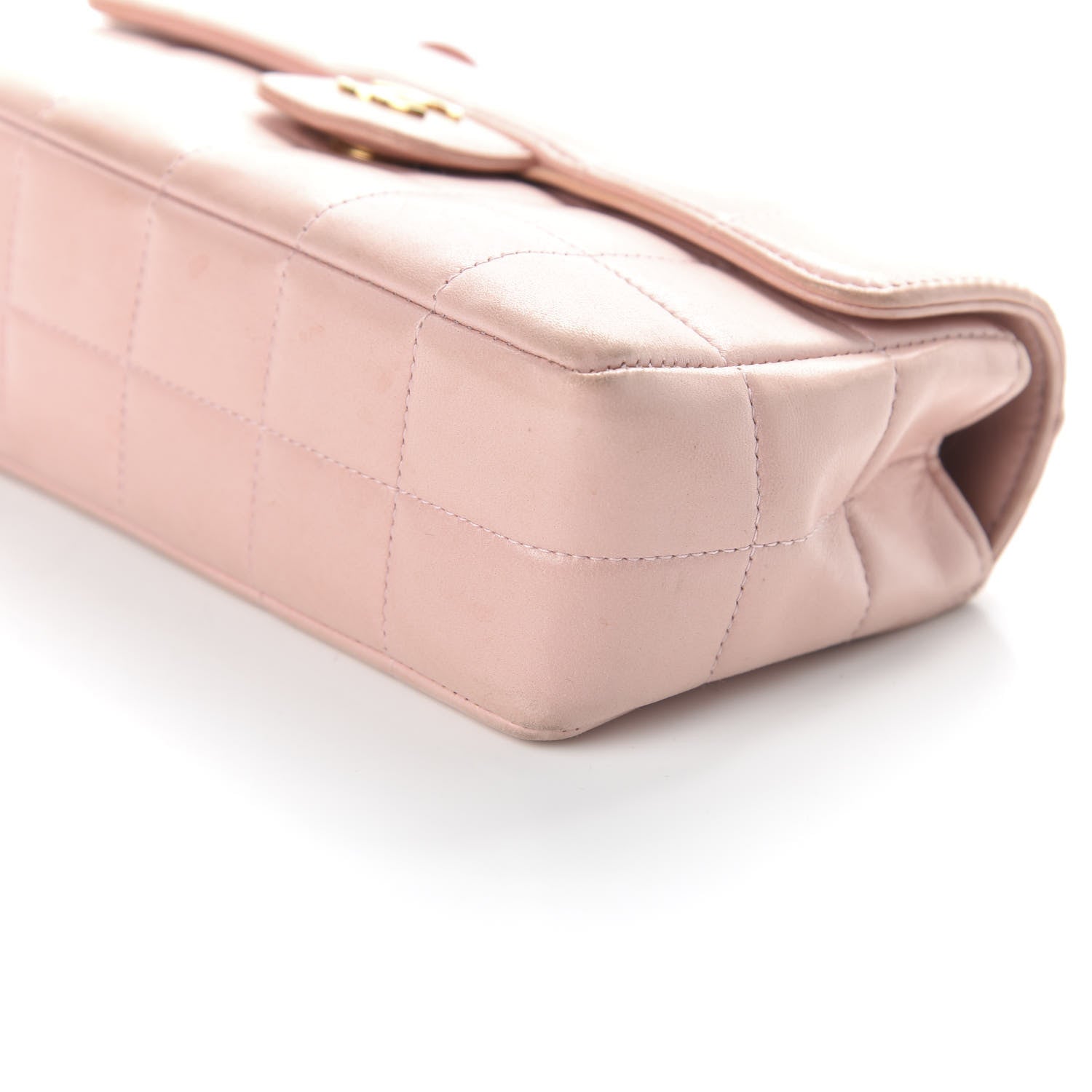Chanel Lambskin Quilted Mini Chocolate Bar Camellia Flap Pink 7 of 10