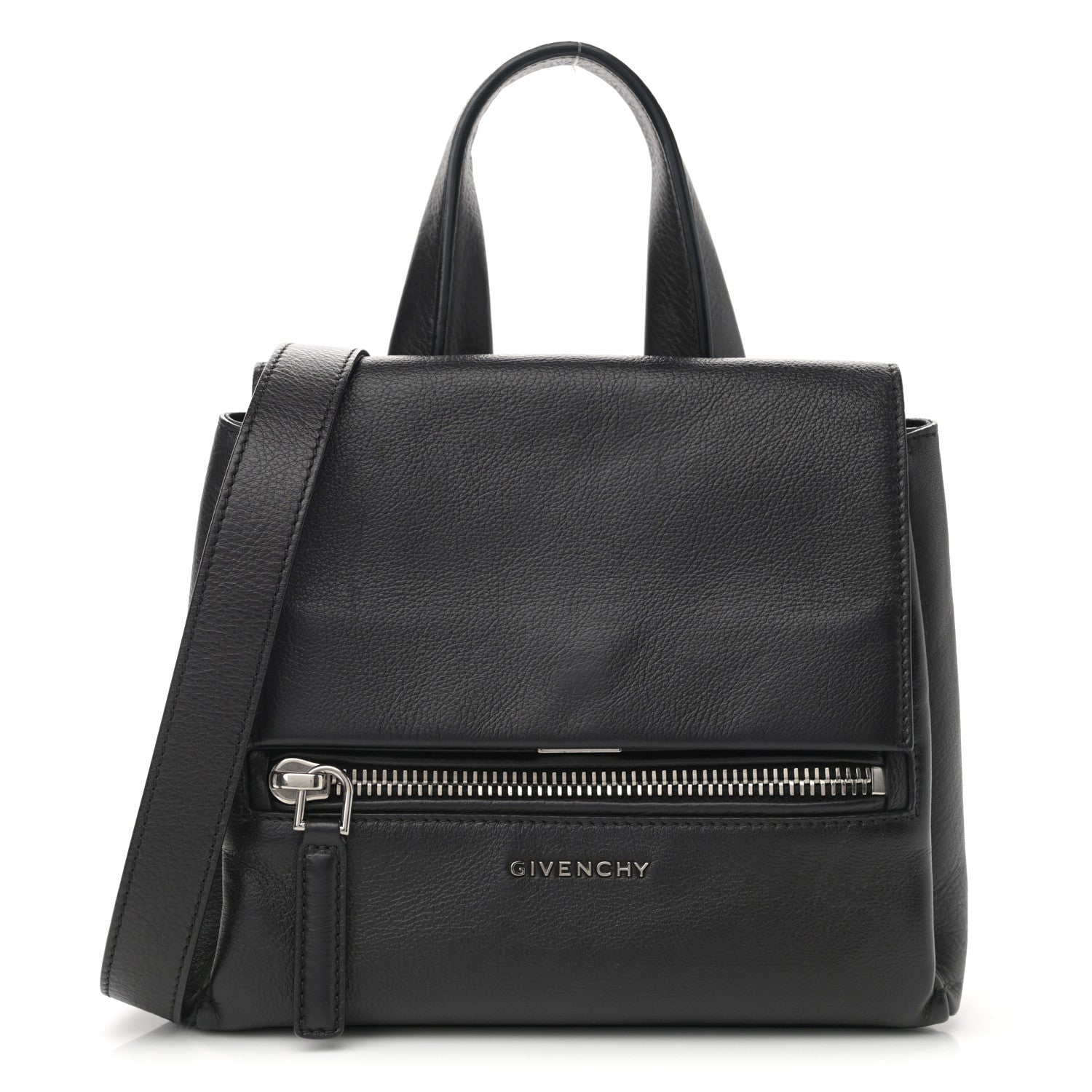 Givenchy Calfskin Mini Pandora Pure Flap Bag Black 1 of 11