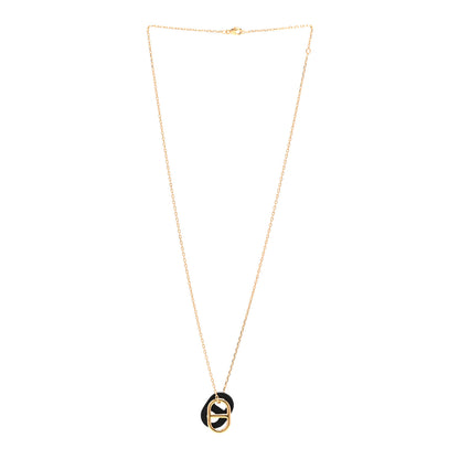 Hermes Swift O'Maillon Pendant Necklace Black 3 of 6