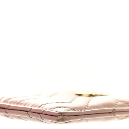 Gucci Calfskin Matelasse GG Marmont Card Holder Perfect Pink 7 of 8