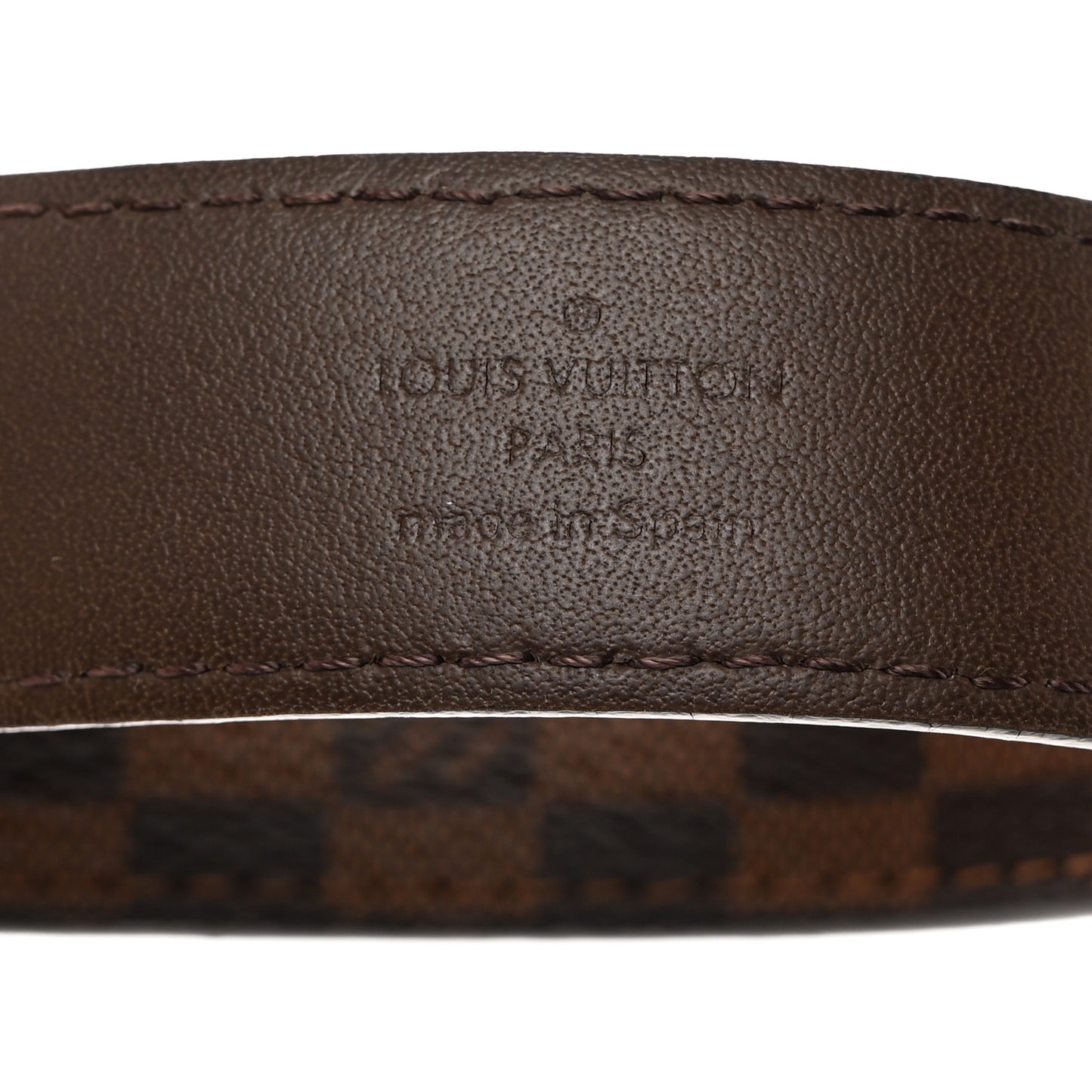Mini Damier Ebene 25mm LV Initiales Belt 80/32