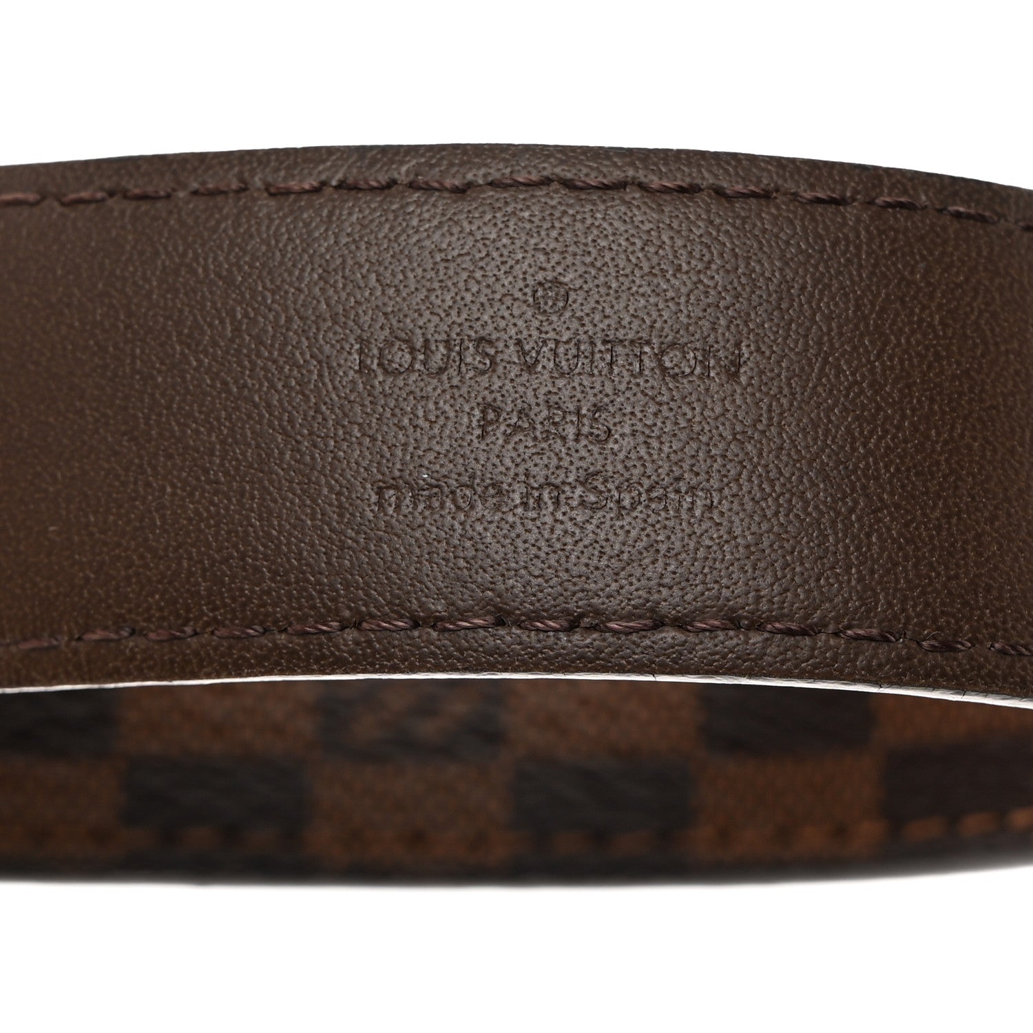 Louis Vuitton Mini Damier Ebene 25mm LV Initiales Belt 80/32 6 of 7