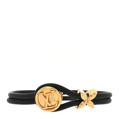 Louis Vuitton Calfskin Keep A Secret Bracelet Black 1 of 4