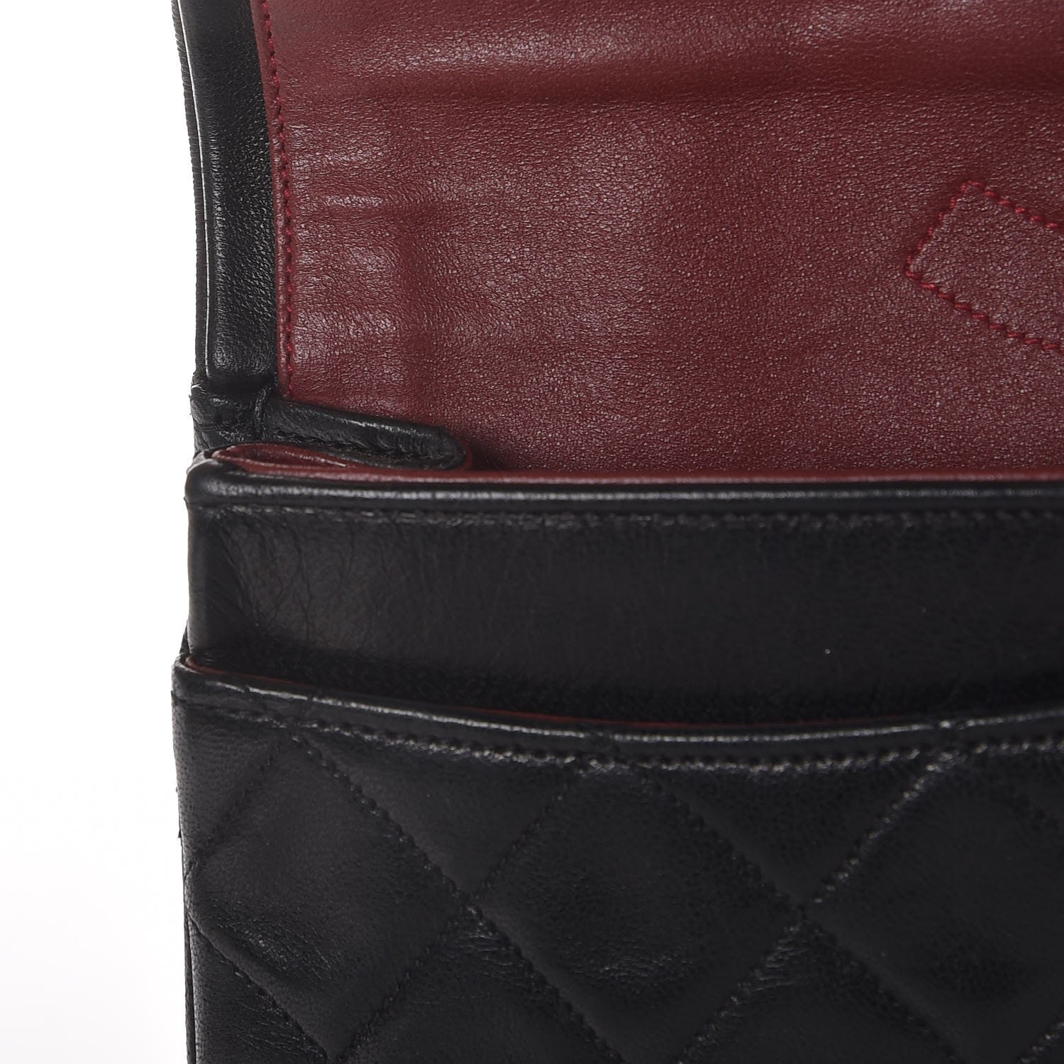 Chanel Lambskin Quilted Small Double Flap Black 12 of 13