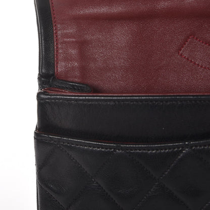 Chanel Lambskin Quilted Small Double Flap Black 12 of 13