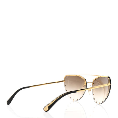 Louis Vuitton The Party Aviator Sunglasses Z0995E Brown 4 of 4