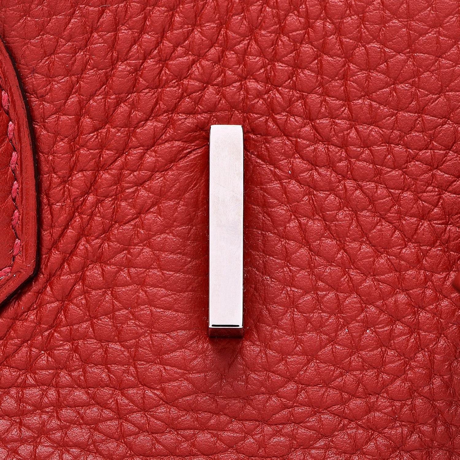 Hermes Taurillon Clemence Birkin 30 Rouge Casaque 22 of 33