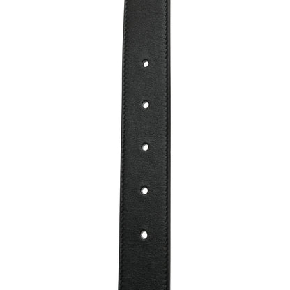 Gucci Calfskin Double G 30mm Belt 80 32 Black 3 of 4