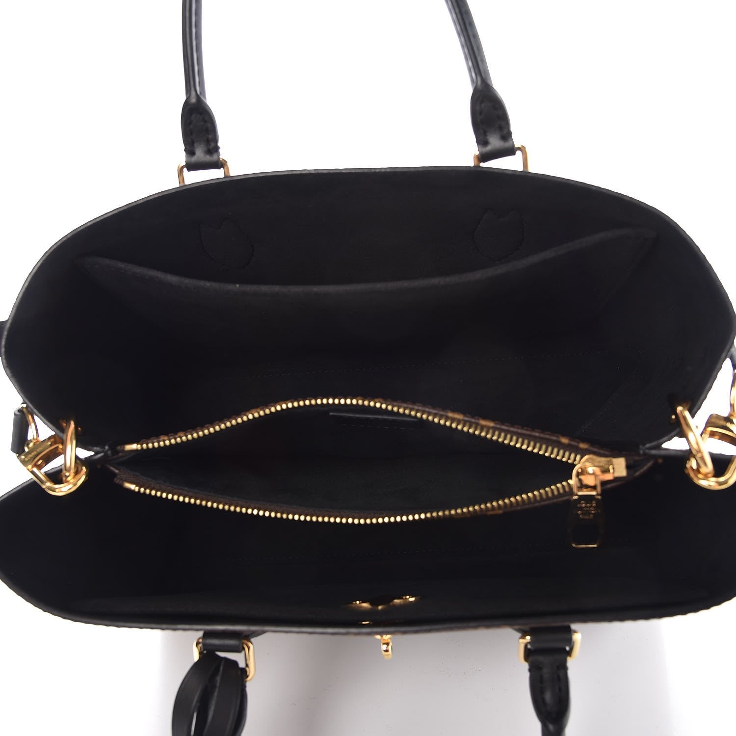 Louis Vuitton Monogram Flower Tote Black 8 of 9