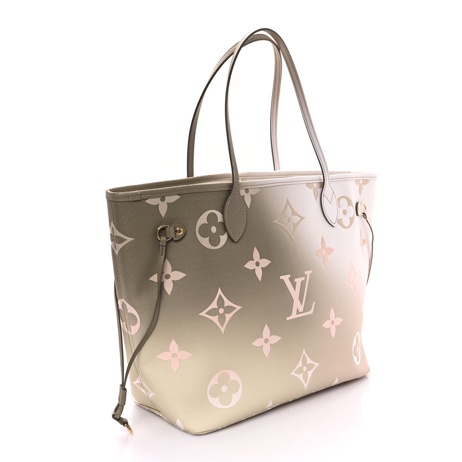 Louis Vuitton Monogram Giant Spring In The City Neverfull MM Sunset Kaki 3 of 10