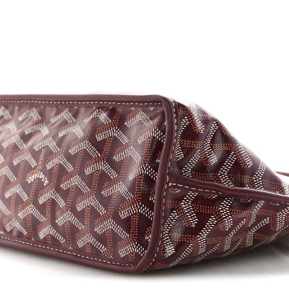 Goyard Goyardine Reversible Mini Anjou Burgundy 17 of 18