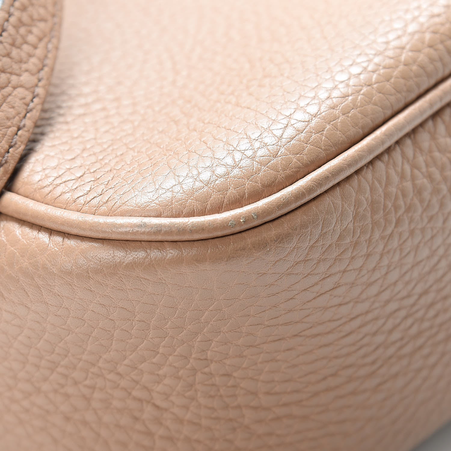Gucci Pebbled Calfskin Small Soho Disco Bag Rose Beige 12 of 16
