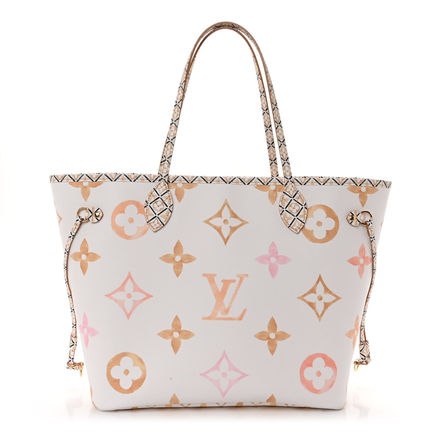 Louis Vuitton Monogram Giant By The Pool 2.0 Neverfull MM Beige 3 of 10