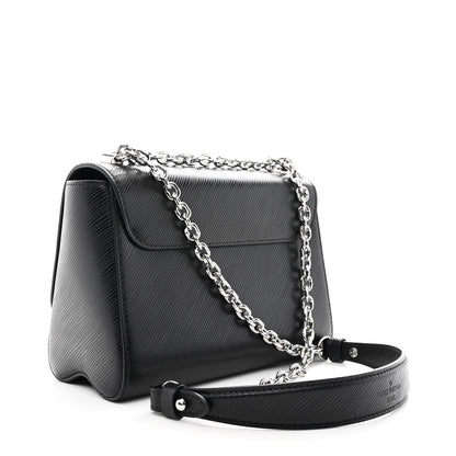 Louis Vuitton Epi Twist Shoulder Bag MM Black 4 of 11