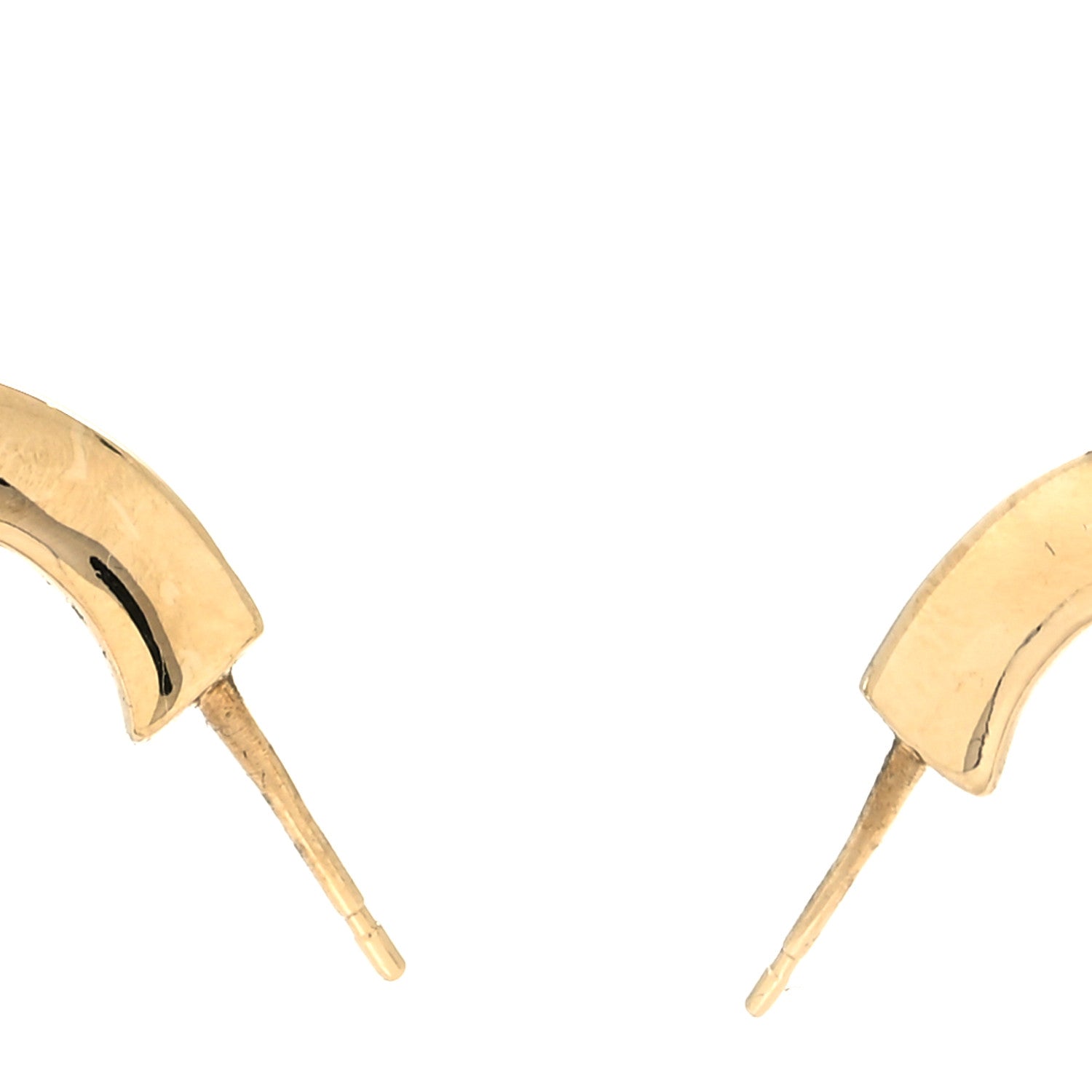 Chanel Metal CC Heart Coco In Love Hoop Earrings Gold 3 of 4