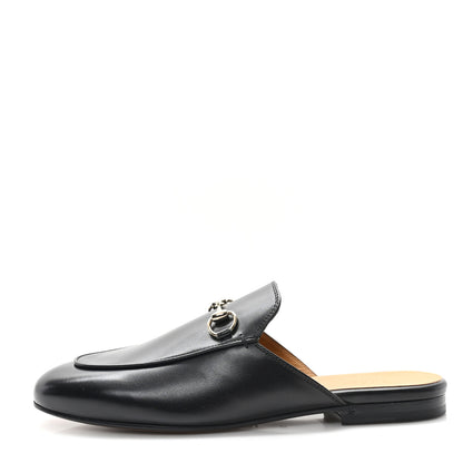 Gucci Calfskin Womens Princetown Slippers 39 Black 1 of 10