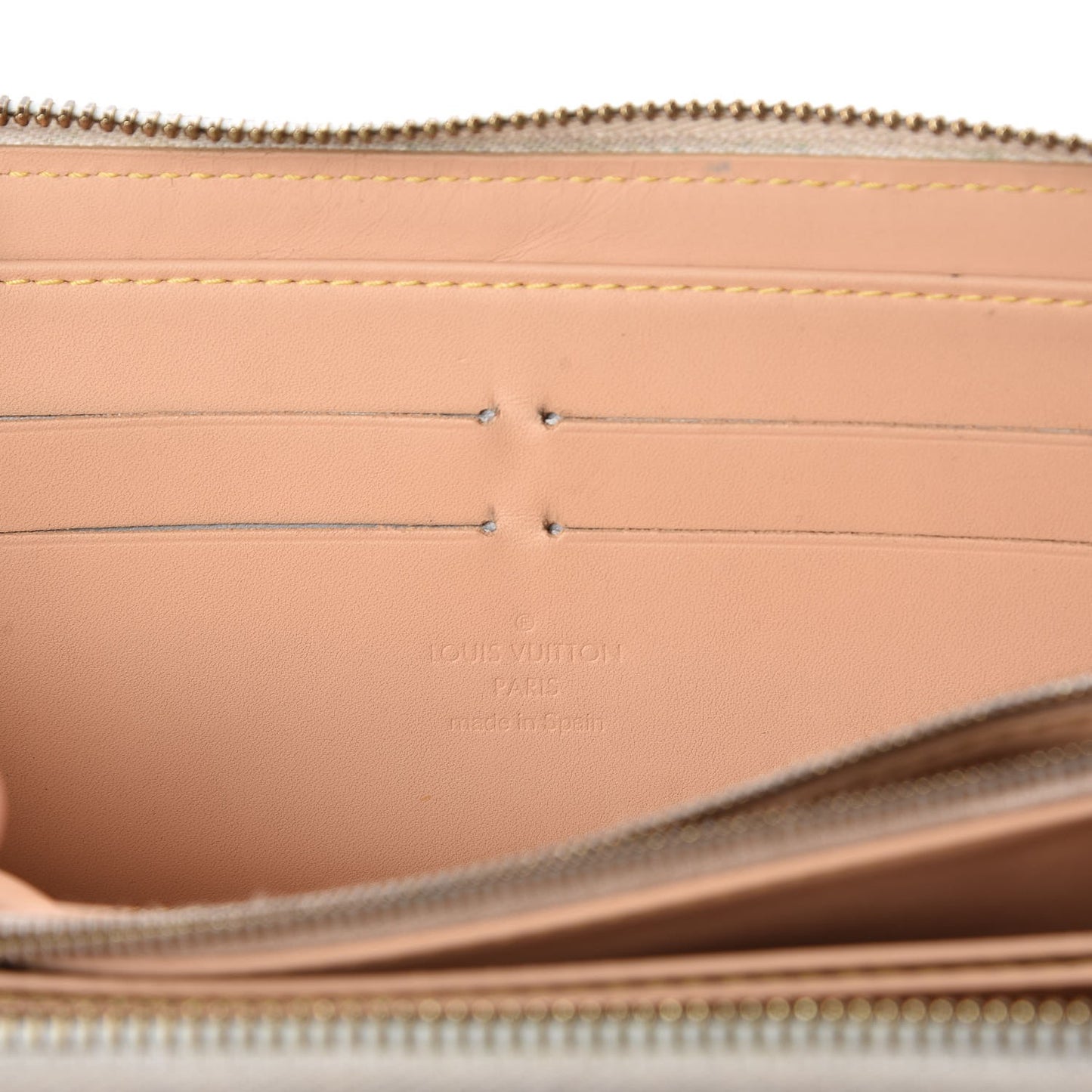 Monogram Multicolor Zippy Wallet White