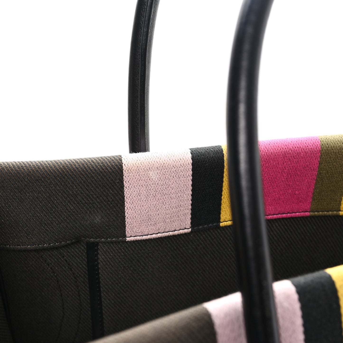 Canvas Striped Medium Phantom Luggage Multicolor