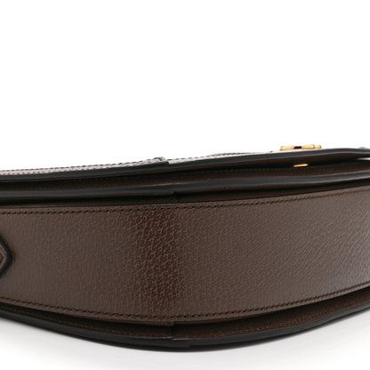 Gucci GG Supreme Monogram Web Small Ophidia Flap Messenger Bag Brown 10 of 11