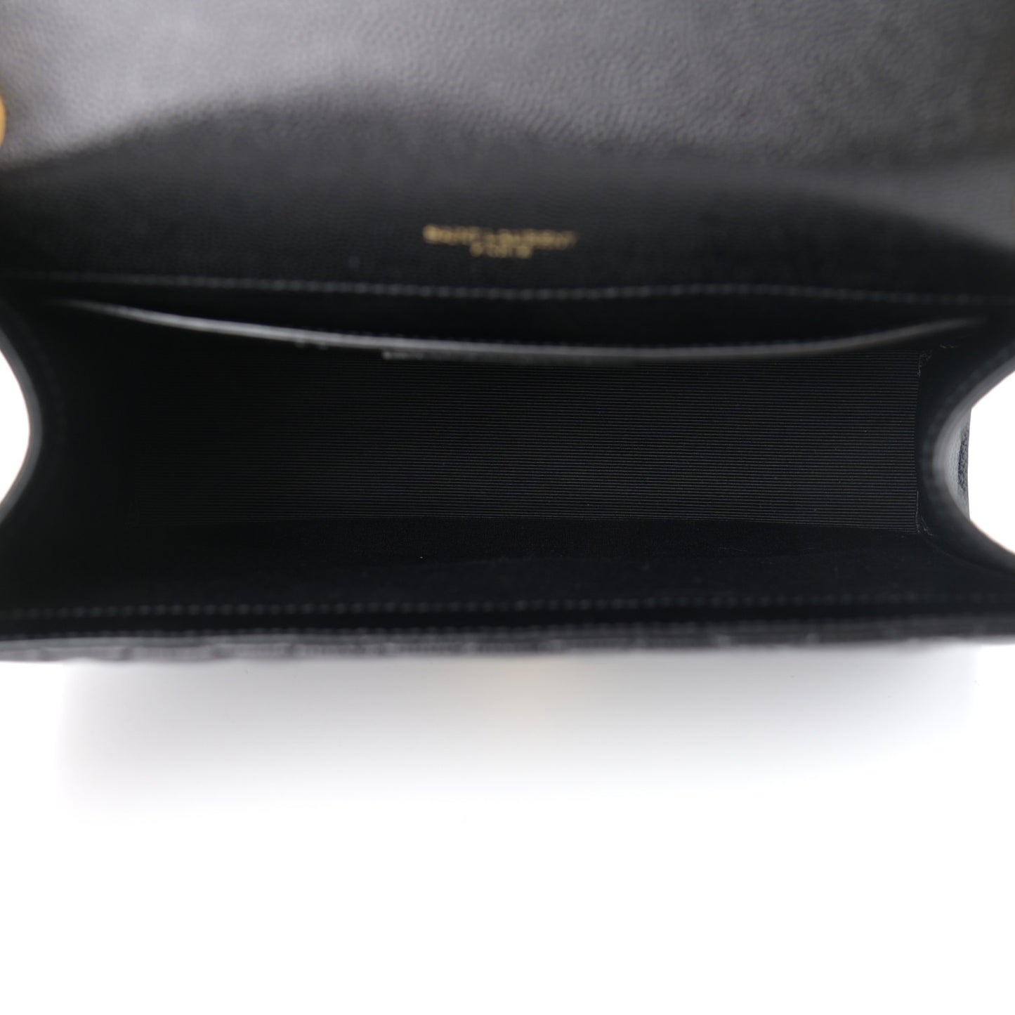 Grain De Poudre Textured Mixed Matelasse Triquilt Medium Monogram Satchel Black