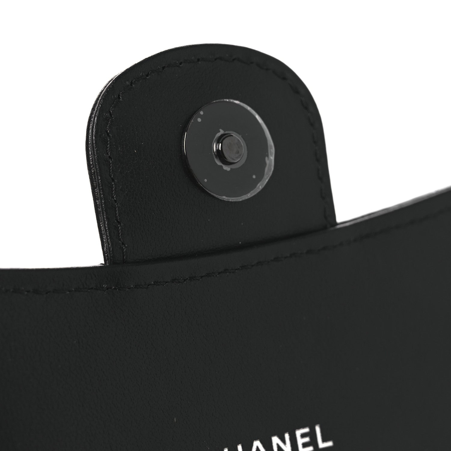 Chanel Aged Calfskin Chevron Quilted Reissue Belt Bag So Black 13 of 13
